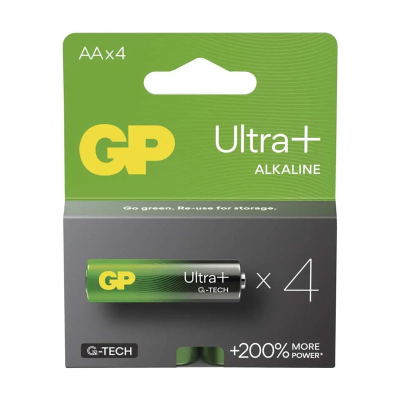 Baterie AA (R6) alkalická GP Ultra Plus 4ks