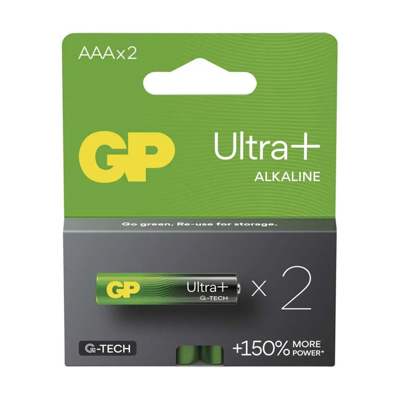 Baterie AAA (R03) alkalická GP Ultra Plus 2ks