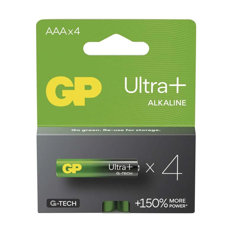 Baterie AAA (R03) alkalická GP Ultra Plus 4ks