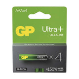 Baterie AAA (R03) alkalická GP Ultra Plus 4ks