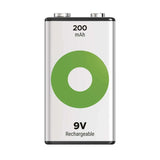 Baterie 6F22 nabíjecí 9V/200mAh GP B2552 Recyko 1ks