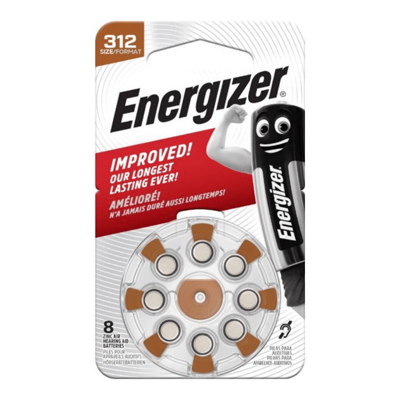 Baterie 312 / PR41 ENERGIZER 8ks / blistr