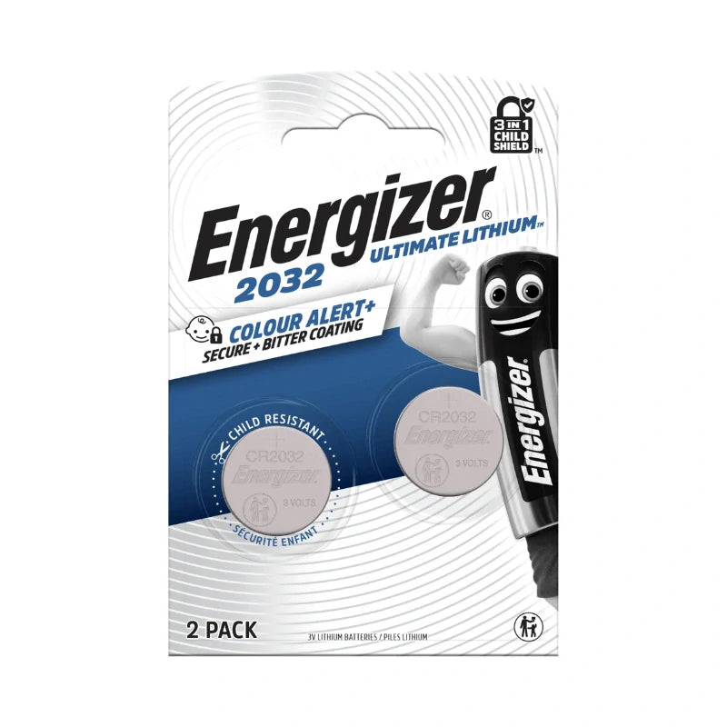 Baterie CR2032 ENERGIZER Ultimate lithiová 2ks / blistr -30°C