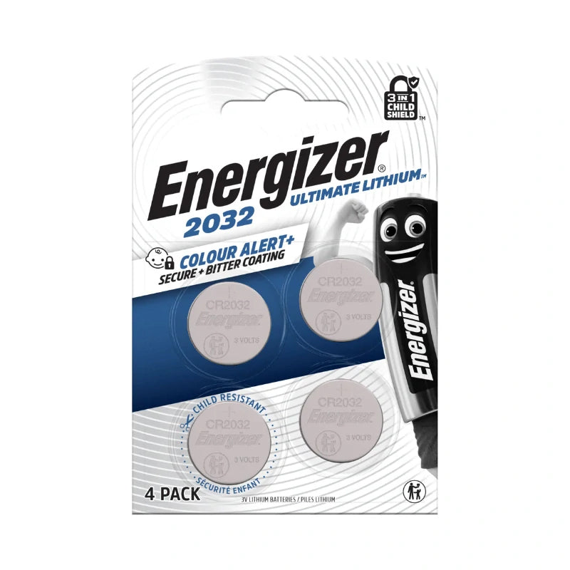 Baterie CR2032 ENERGIZER Ultimate lithiová 4ks / blistr -30°C