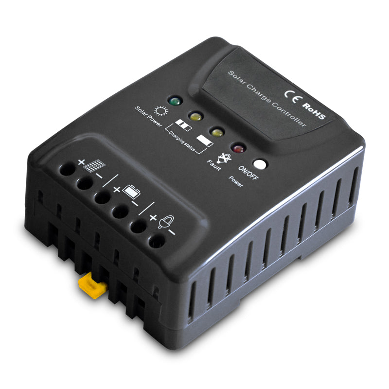 Solární regulátor PWM GETI GSR020  12-24V/20A