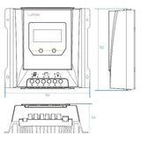 Solární regulátor MPPT Lumiax MT3075, 12-24V/30A