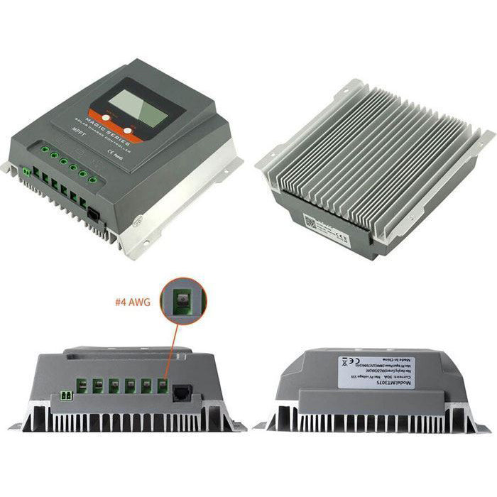 Solární regulátor MPPT Lumiax MT3075-BT, 12-24V/30A, bluetooth