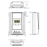 Solární regulátor MPPT Lumiax MT4010-BT, 12-24V/40A, bluetooth