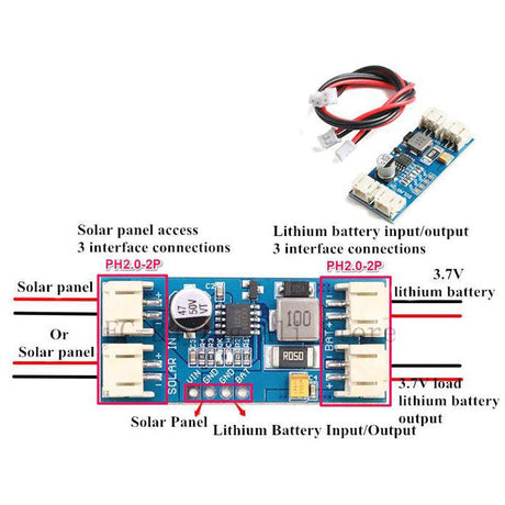 Solární regulátor MPPT modul CN3791 pro solární panel 6V