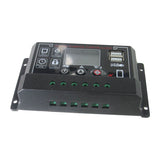 Solární regulátor PWM BL915C 12-24V/30A+USB pro různé bateri