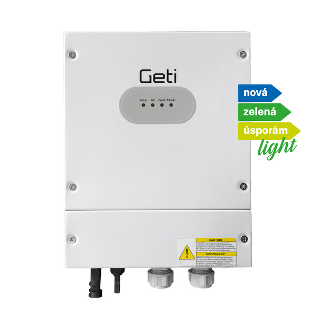 Solární invertor GETI GWH01 4000W MPPT pro PV ohřev vody
