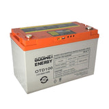Solární set baterie GOOWEI ENERGY OTD100 (100Ah, 12V) a solární panel Victron Energy 115Wp/12V