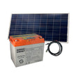 Solární set baterie GOOWEI ENERGY OTD75 (75Ah, 12V) a solární panel Victron Energy 115Wp/12V