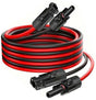 Solární kabel 4mm2, červený+černý s konektory MC4,prodloužení  3m