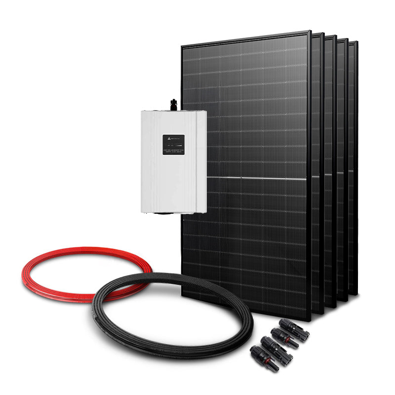 Sada pro solární ohřev vody EVO MPPT-4000 GRID 2275Wp 5x PV TRINA