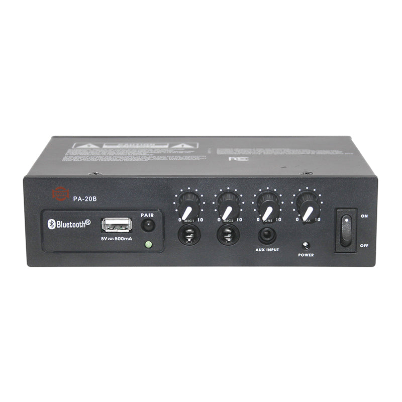 Zesilovač SHOW PA-20B (audio), Bluetooth, 1 x 20W/4 ?