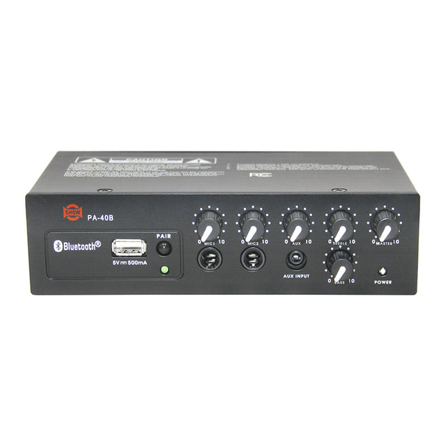 Zesilovač SHOW PA-40B (audio), Bluetooth, 1 x 40W/4 ?