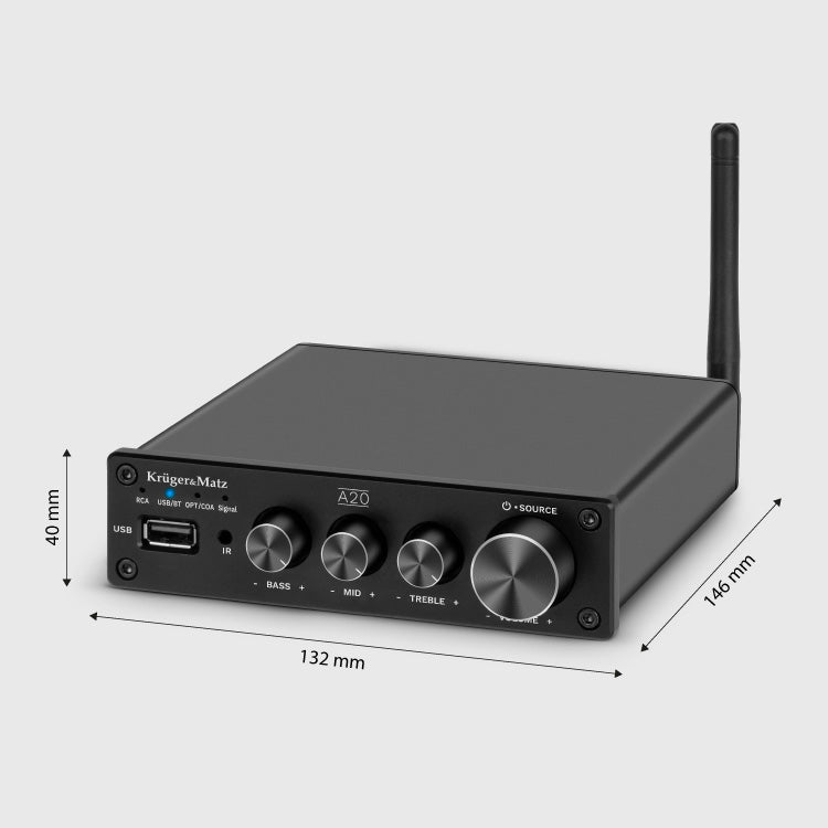 Zesilovač KRUGER & MATZ A20 Bluetooth