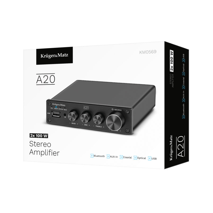 Zesilovač KRUGER & MATZ A20 Bluetooth