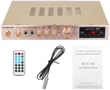 Zesilovač 5.0, rádio, bluetooth, přehrávač MP3 Sunbuck AV-298BT zlatý