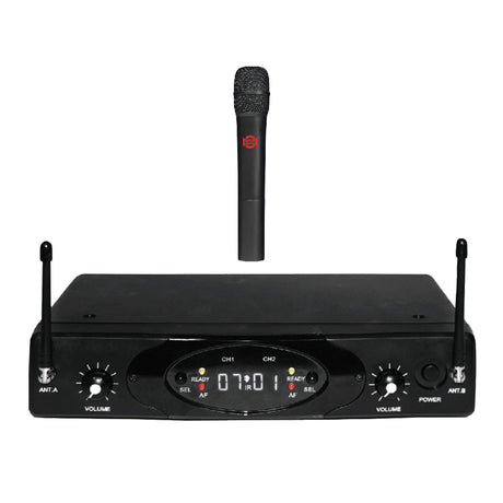 Mikrofon bezdrátový SHOW RUD-802R / 1 x U-899H, dvoukanálová sada, UHF