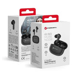 Sluchátka Bluetooth FORCELL F-Audio TWS ANC  Bass Engine Black Tuya