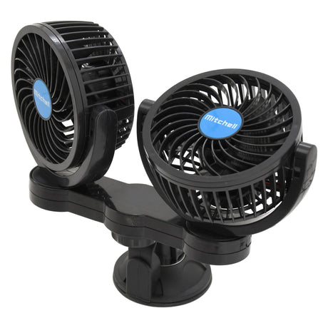 Ventilátor MITCHELL 07222 DUO na přísavku 12V
