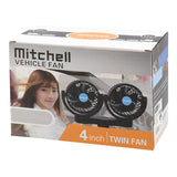 Ventilátor MITCHELL 07222 DUO na přísavku 12V