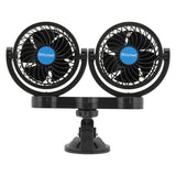 Ventilátor MITCHELL 07222 DUO na přísavku 12V