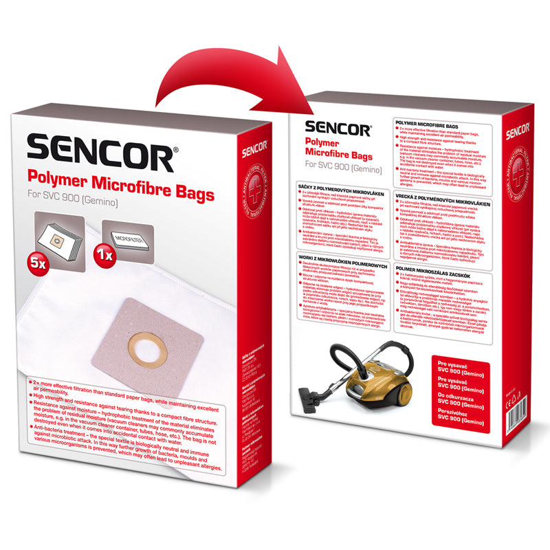 Sáčky do vysavače SENCOR SVC 900 Micro