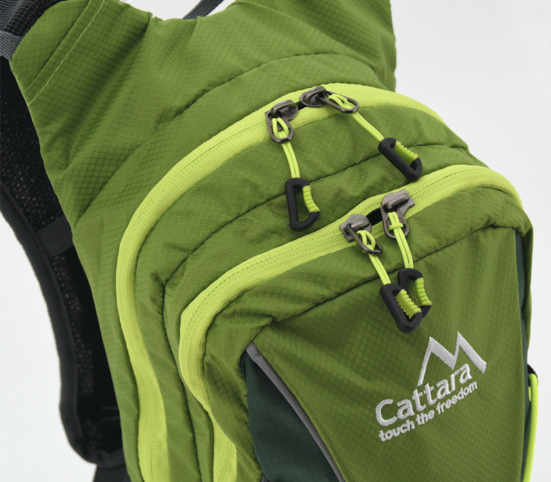 Batoh CATTARA 13857 GreenW 10l + 2l pitný vak