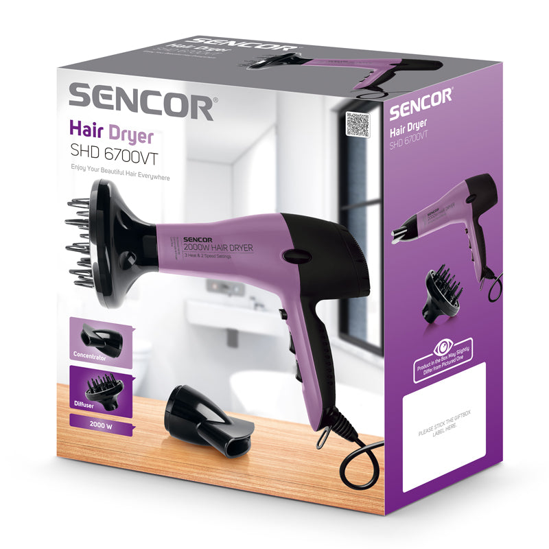 Fén na vlasy SENCOR SHD 6700VT