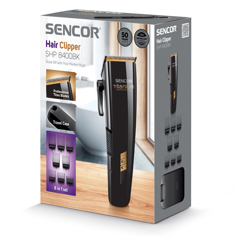 Zastřihovač vlasů SENCOR SHP 8400BK