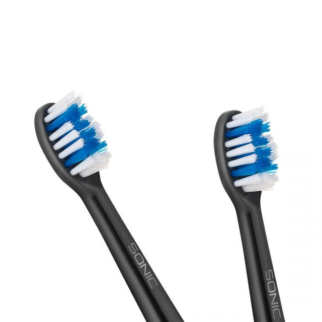 Hlavice pro zubní kartáčky TEESA Sonic Black tvrdé