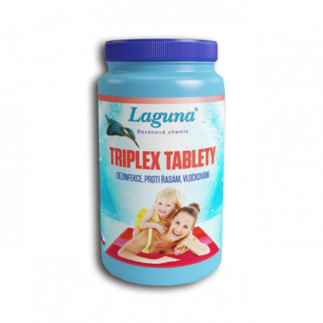 Multifunkční tablety pro chlorovou dezinfekci bazénové vody LAGUNA 3v1 Triplex 2,4kg