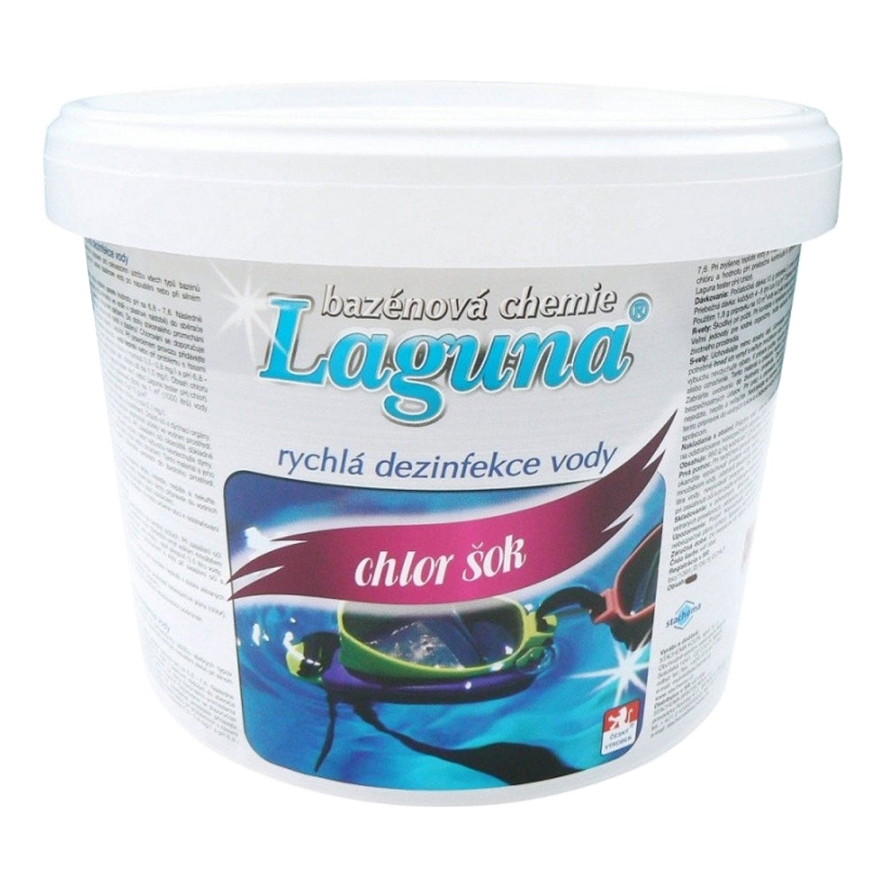 Přípravek pro chlorovou dezinfekci bazénové vody LAGUNA Chlor Šok 9kg