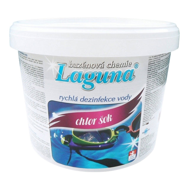 Přípravek pro chlorovou dezinfekci bazénové vody LAGUNA Chlor Šok 9kg