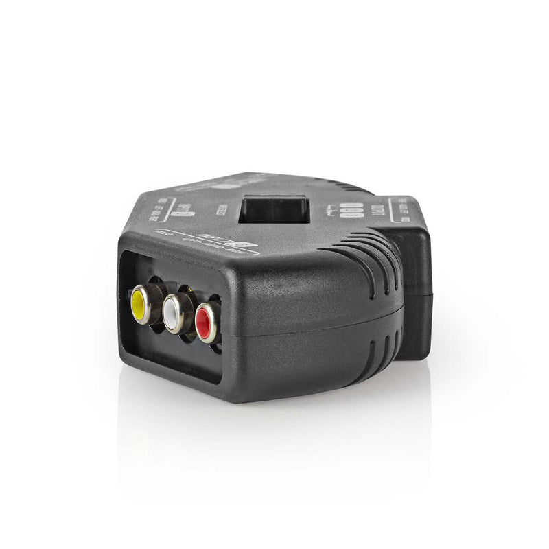 Přepínač 3x Cinch/Cinch NEDIS VSWI2403BK