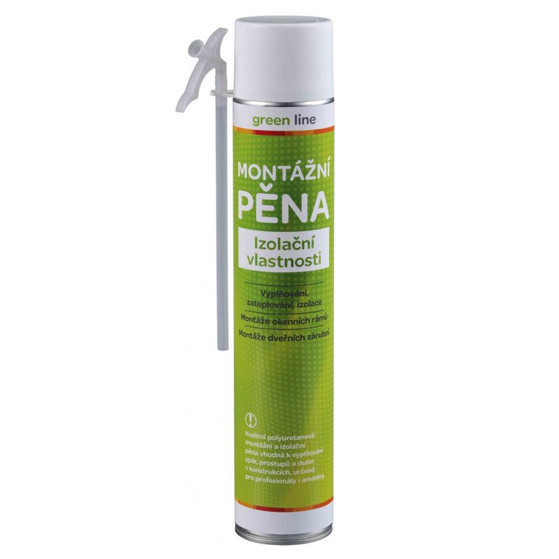 Pěna DEN BRAVEN GREEN LINE montážní trubičková 750ml