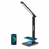 Lampa stolní IMMAX Kingfisher 08965L USB s bezdrátovým nabíjením Qi