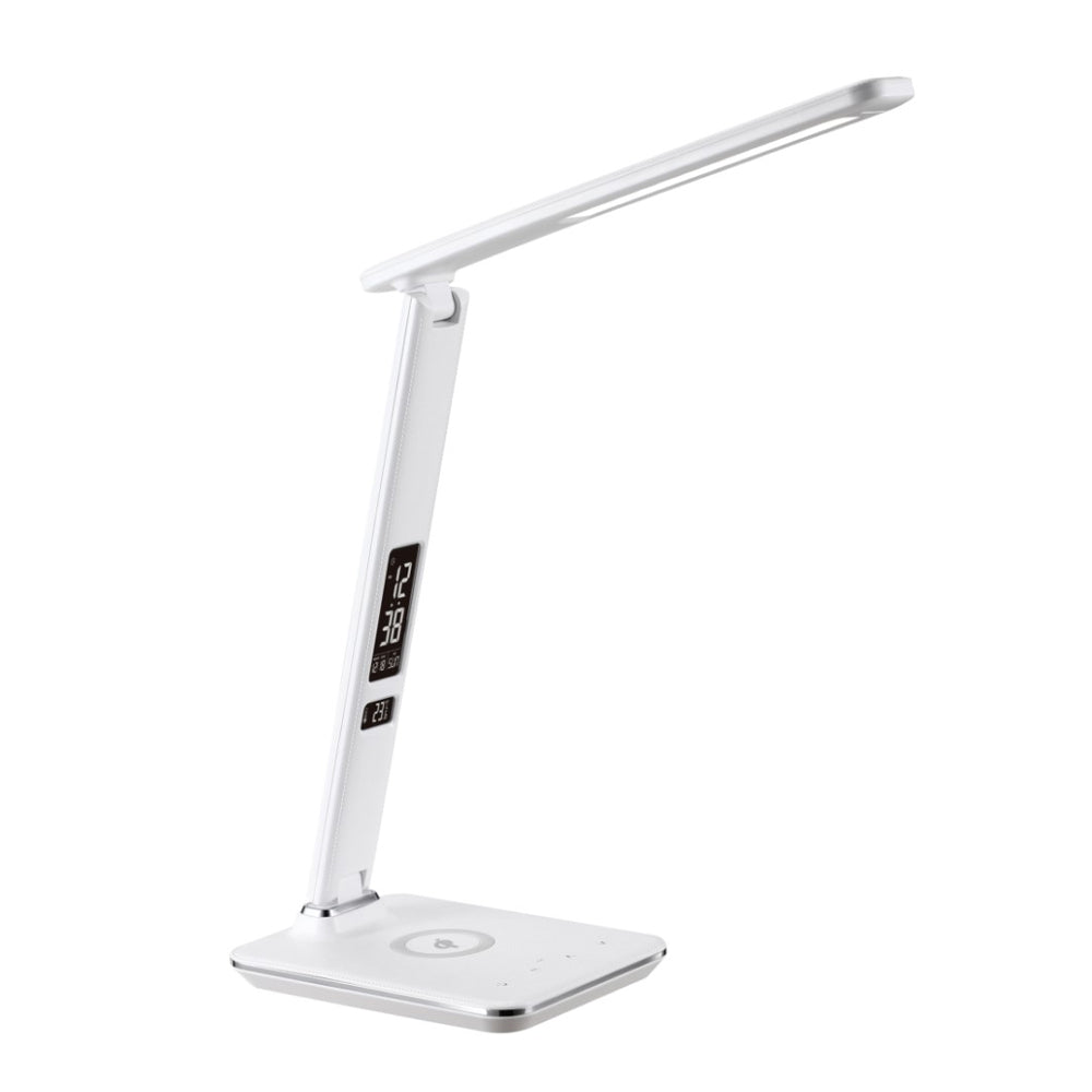 Lampa stolní IMMAX Kingfisher 08966L USB s bezdrátovým nabíjením Qi