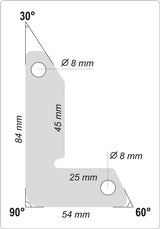 Magnetické držáky svářečské 2ks YATO YT-08722 25kg