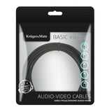 Kabel KRUGER & MATZ KM1234 Basic USB/micro USB 0,2m Black