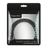 Kabel KRUGER & MATZ KM1236 Basic USB/micro USB 1,8m Black