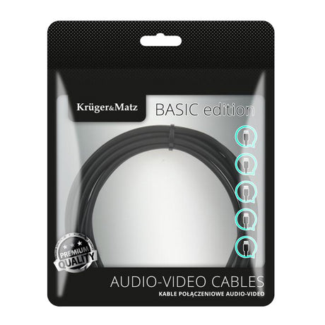 Kabel KRUGER & MATZ KM1236 Basic USB/micro USB 1,8m Black