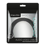 Kabel KRUGER & MATZ KM1240 Basic USB/USB-C 1,8m Black