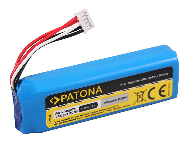 Baterie pro reproduktory JBL Charge 2+ 6000mAh Li-Pol 3,7V PATONA PT6512