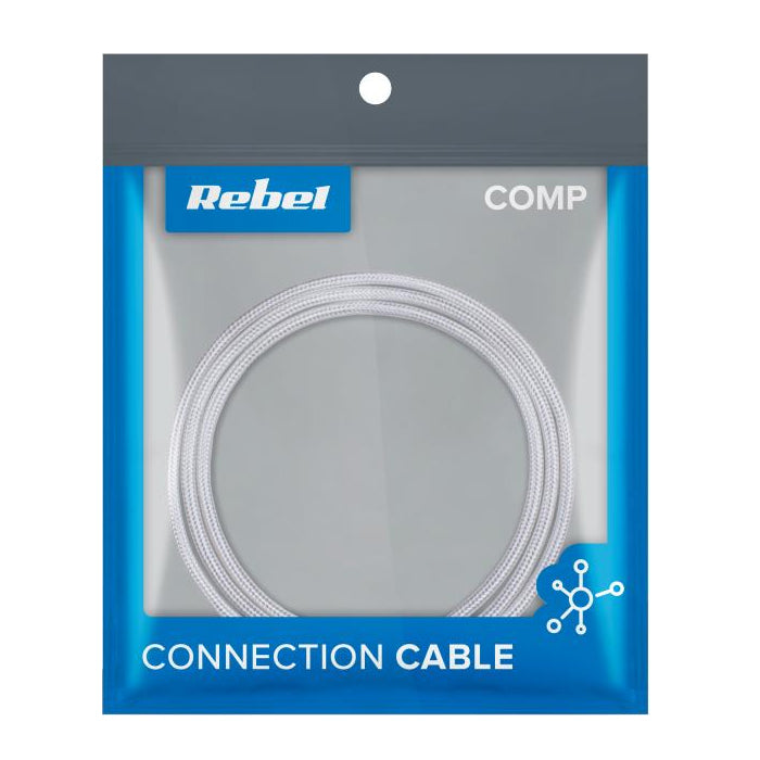 Kabel REBEL RB-6000-050-W USB/Micro USB 0,5m White