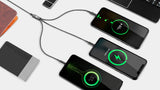Kabel REBEL RB-6005-100-B USB 3v1 1m Black