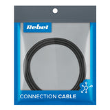 Kabel REBEL RB-6005-100-B USB 3v1 1m Black